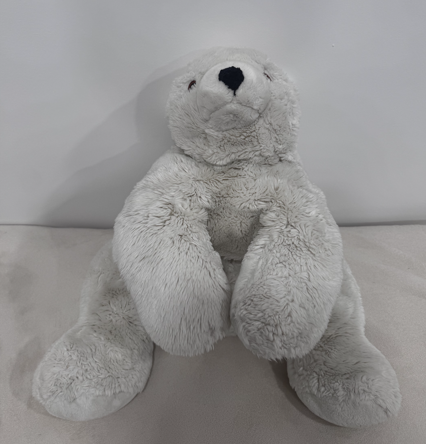 Rito, a polar bear stuffed animal